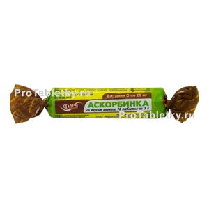 Фото аскорбинки со вскусом ананаса