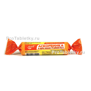 Фото аскорбинки со вскусом апельсина