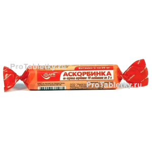 Фото аскорбинки со вскусом клубники