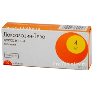 Фото доксазозина-тевы