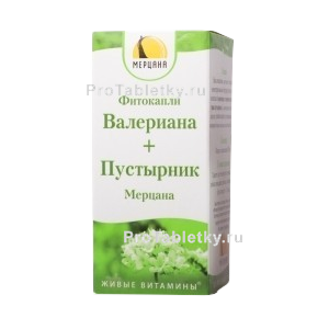 Фото фитокапли валерианы+пустырника мерцаны
