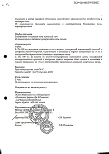 Джосет - официальная инструкция  (флакон)