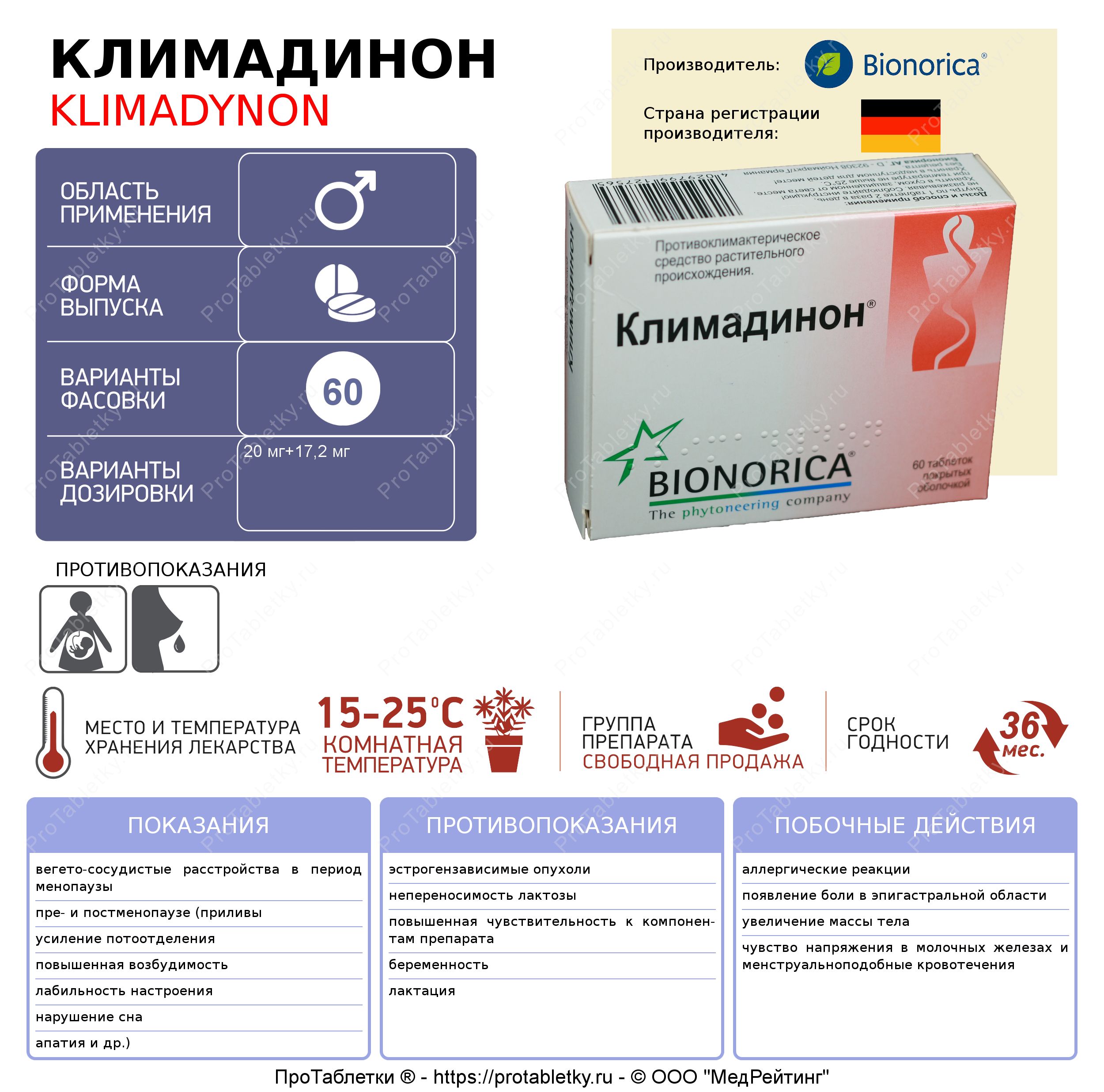 Климадинон Уно Инструкция По Применению Цена Отзывы