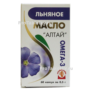 Фото льняного масла "алтай" омега-3