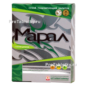 Фото марала с цитратом натрия напиток сухой тонизирующий