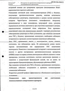 Монтелар - официальная инструкция  (таблетки)