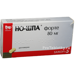 Фото но-шпы форте