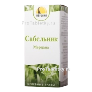 Фото сабельника мерцаны