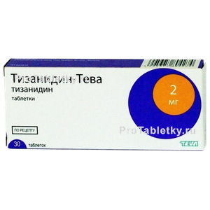Фото тизанидина-тевы