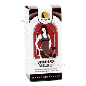 Фото зимней вишне
